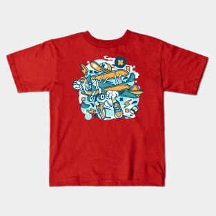 Up in the air Kids T-Shirt